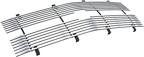 APS Premium Stainless Steel SS Chrome Billet Grille Grill Insert Compatible with Chevy Blazer Suburban 1992 1993 & 88-93 C K Pickup with Composite Headlights Main Upper N19-A10058C