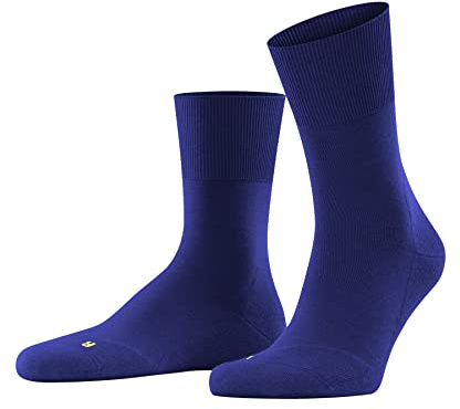 FALKE Unisex Socken Run U So Baumwolle Funktionsmaterial einfarbig 1 Paar, Blau Imperial 6065, 42-43