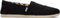 TOMS Damen Alpargata aus recycelter Baumwolle Flache Slipper, Schwarz Weiß, 39 EU
