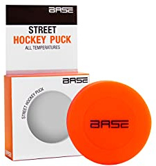 Base Palet de Hockey de Rue I pour Tous Les revêtements et températures I Enfants et Adultes I Rollers en Ligne et de Rue I Orange
