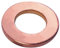 AERZERIX - C57232 - Lot de 10 Rondelles plates en cuivre M8x15 mm - épaisseur 1.5 mm - pour boulon M8 - DIN 125