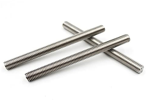 CONPHERON Barra Filettata M3 Perni Filettati Senza Testa in Acciaio Inox,M3×100mm, 5 pcs
