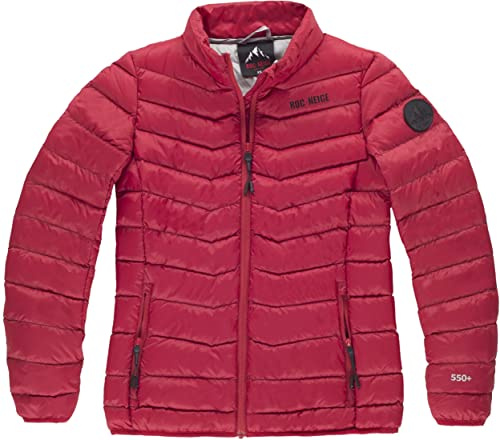 Roc Neige Parka LEXE con relleno de pluma de pato.Tejido antidesgarro, repelente al agua, poder calorifico 500+. Mujer Antracita XS