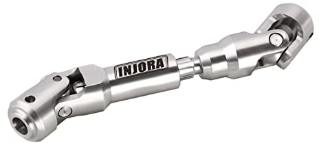 INJORA Eje de Transmisión Acero Inoxidable Servicio Pesado para Axial SCX10 90046 AXI03007 TRX4 Redcat Gen8 1/10 RC Coche Crawler Upgrade
