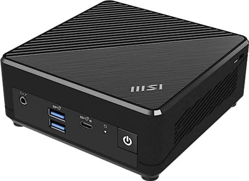 msi Cubi N ADL Mini PC: Intel Celeron N100, Wi-Fi, Thunderbolt Type C, Black, Non-OS/Barebone: ADL-020BUS