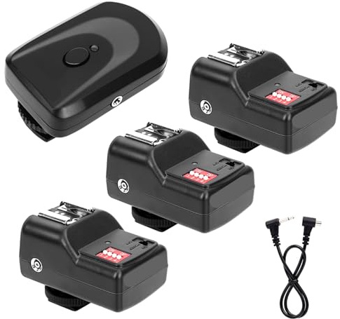 Outil de Déclenchement de Flash sans Fil 16 Canaux Déclencheur de Flash Utilisation Professionnelle Utilisation Générale pour 580EX II, 580EX, 550EX, SB-900, SB-800, SB-600