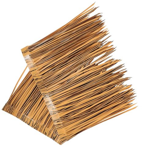 HEMOTON Tetto in Paglia Artificiale Tetto in Paglia Sintetica Per Decorazione Da Per Cortile Simulazione Di