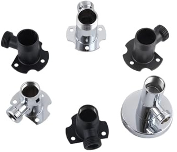 Rubinetto universale for bagno da 1/2 e 3/4 con base fissa, montaggio a parete, adattatore for l'installazione di rubinetti, valvola miscelazione dell'acqua, ingresso uscita della doccia lingli(C)