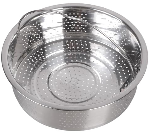YUNGLOO Inserto per cottura a vapore in acciaio inox, 22 cm, per cucinare verdure a vapore contenitore di cottura