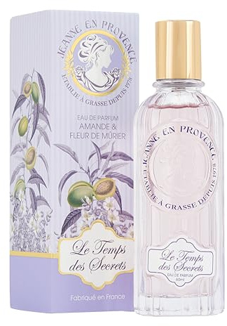 JEANNE EN PROVENCE - Parfum Femme Le Temps des Secrets - Eau de Parfum - Flacon Vaporisateur 60 ml - Fabriqué en France à Grasse
