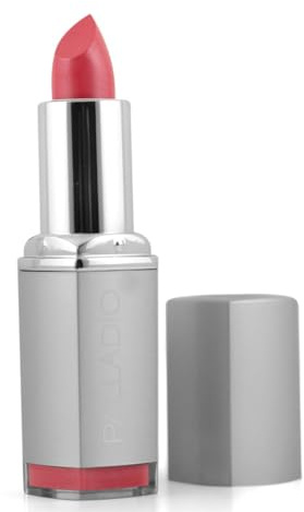 Palladio Herbal Lipstick, Rich Pigmented and Creamy, Infused with Aloe Vera, Chamomile & Ginseng, Prevents Lips from Drying, Combats Fine Lines, Long Lasting Lipstick, Silver Rose