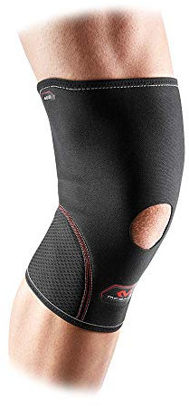 Mcdavid, Ginocchiera con Apertura rotulea, Nero (Noir/écarlate - réversible), M