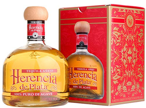 Herencia de Plata Anejo Tequila 38%, Premium Tequila aus Mexiko (0,7 L)