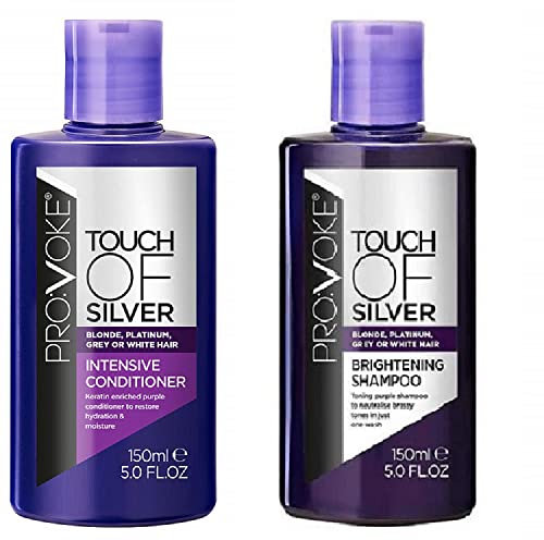 „Touch of Silver“ Aufhell-Shampoo und intensive Haarspülung, 150 ml