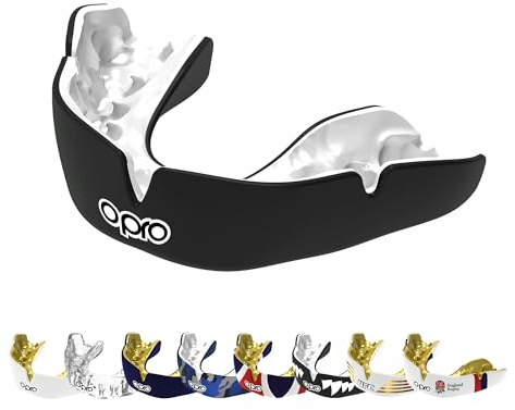 OPRO Mundschutz Instant Custom-Fit – Zahnschutz für Boxen, MMA, Kampfsport, Rugby & Hockey – Für Erwachsene & Kinder – Anpassbare Zahnschiene auf Zahnarztniveau – Mit zahnärztlicher Garantie