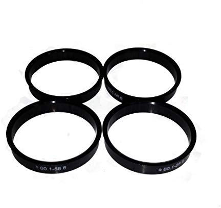Genérico Anillo para centrado de llanta (60.1-56.6 CENTRADOR para LLANTA 4 Unidades) Compatibles