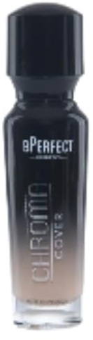 BPerfect Chroma Cover Matte Foundation - Weightless Full Coverage Base with Hyaluronic Acid & Vitamin E - Soft Matte Finish - Shade 12 - N4 Light-Medium Neutral Apricot