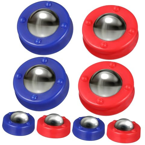 Toyvian Ersatz-Shuffleboard 16 Pucks Stabiler Stahl-Kunststoff Für Lustige Spiele Für Die Ganze Familie