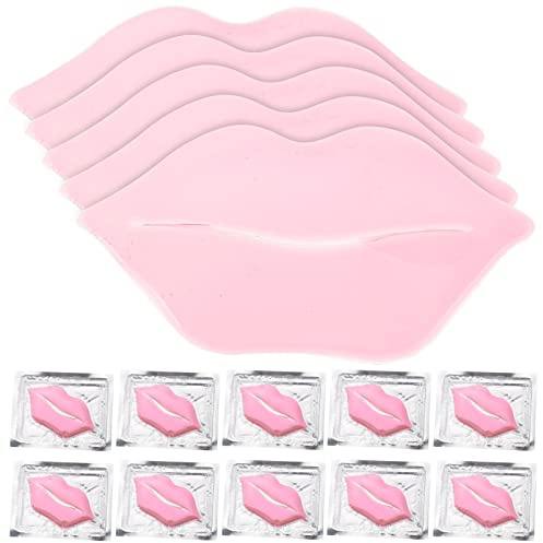 TOPPERFUN Mascarillas Labiales Hidratantes Cuidado Piel 30 Piezas Tamaño Único Multifu Nción Para Mujer Uso Nocturno y Diario Paquete Rosa Sin Fragancia
