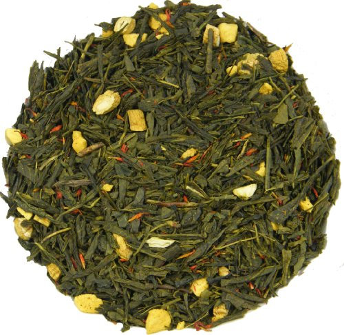 Simpli-Special Sencha Red Ginseng Green Loose-Leaf Tea | 100% Natural Loose-Leaf Tea | 100g in Resealable Pouch | No Artificial Flavours | Tangy Tropical Blend with Safflowers & Passion Fruit