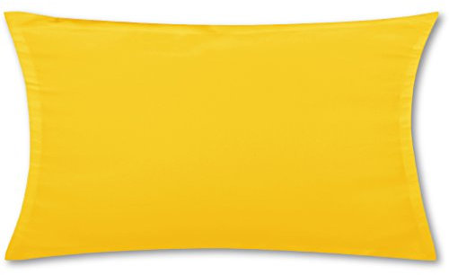Bestlivings Kissenbezug Gelb (40x80 cm) mit verdecktem Reißverschluss - viele Größen und Farben