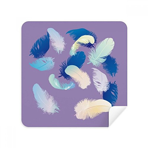 DIYthinker Traum Feder Relax-Glas-Putztuch Telefon Screen Cleaner Suede Fabric 2Pcs