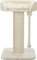 TRIXIE Kratzbaum XXL Klara 100 cm in creme – robuster Katzenbaum für große Katzen mit einer gemütlichen, erhöhten Liegefläche, komfortabel & stabil – 44677