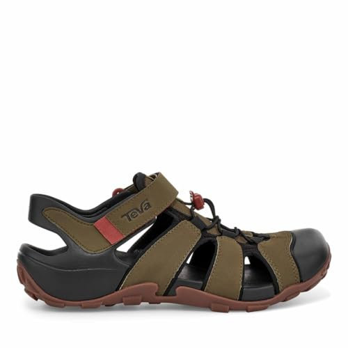 Teva Herren M Flintwood, Dark Olive, 44.5 EU