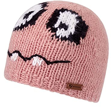 Ziener Iroko Junior, Cappello Visiera, Caldo, Lavorato a Maglia Bambini, Fading Rose, S