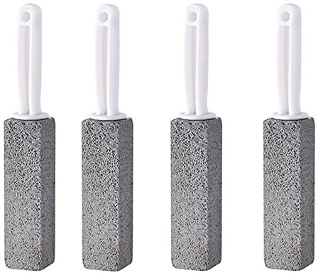 4 Stück Bimsstein Reinigungs Stein Mit Griff, Toilette Reinigungsstein, Bimsstein Reinigungs WC, Wird zum Reinigen von Toiletten, Küchen, Waschbecken verwendet