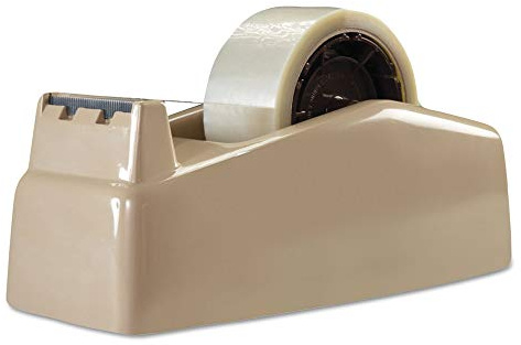 Heavy-Duty 2 Roll Dispenser, Up to 2 Wide, Weighted, Beige, Sold as 1 Each - 3M Heavy-Duty 2 Roll Dispenser, Up to 2 Wide, Weighted, Beige