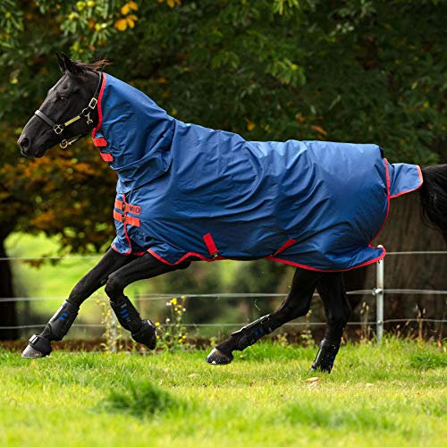 Horseware Amigo Mio Lite Alle In Einem Weichen Teppich 115cm Dark Blue/Red