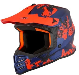 KSK Poison Dart Cross Orange korshjälm för barn