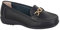Boulevard Wide L646A- Womens Loafer Shoes Black Size