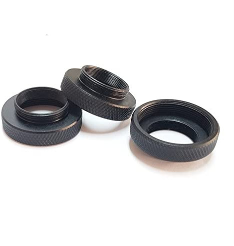 Microscopio 1 Pieza CS C-RMS/RMS-C Anillo Adaptador C a RMS Adaptador de Anillo de Rosca de Montaje Todo Metal RMS a C-Mount for Lente de Objetivo de cámara USB(Outer C Inner RMS)