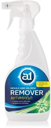 A1 Mould and mildew cleaner 500ml - Mould remover spray for bathrooms, kitchens and walls - Effective mould and algae killer - Professional mould remover