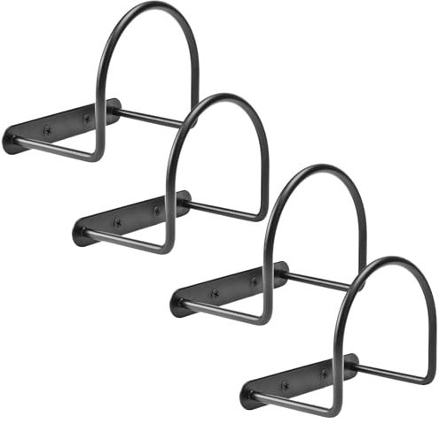 Générique Cowboy Hat Rack, display vägghängare, järnmetall baseboll och västerländsk hatthållare, 4 x starka krokar, säker bred design för förvaring, organisering, 3,15 x 4,33 x 3,94 tum