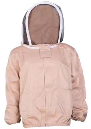 Tuta Protettiva per Apicoltura Giacca da apicoltore Attrezzatura professionale for apicoltori Tuta Giacche lavoro sul campo for cortile Interno Esterno Fattoria(Pink)