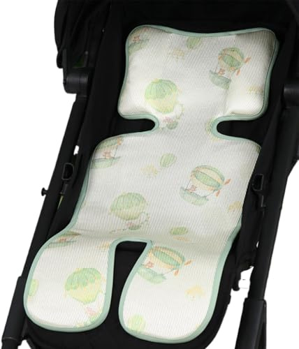 Almohadilla De Refrigeración Para Cochecito - Inserto De Forro De Asiento Transpirable, Alfombrilla Ajustable Para Asiento De Coche De Bebé | Almohadilla Cómoda Para Aliviar El Calor De Verano, Para S
