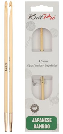 KnitPro Bamboo Afghan/Tunisian Crochet Hook | 4.00mm