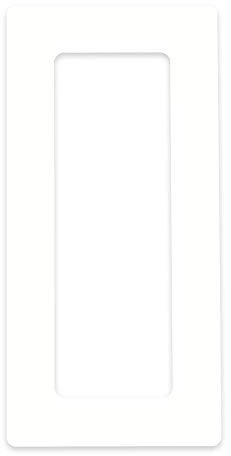 in-outdoorshop Tapetenschutz Tapetenschoner Dekorrahmen Wandschutz Rahmen Blende für Lichtschalter und Steckdose (transparent, 3-fach)