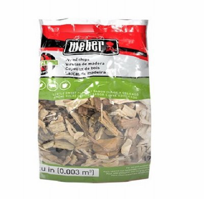 Weber 17138 - Trucioli di legno di mela, 0,9 kg, 3 sacchetti