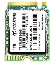 Transcend 1TB M.2 2230 NVMe PCIe Gen3 x interne SSD, Solid State Drive, 3D NAND Flash TLC (Lesen/Schreiben - bis zu 900/650 MB/s), 5 Jahre Garantie - TS1TMTE300S