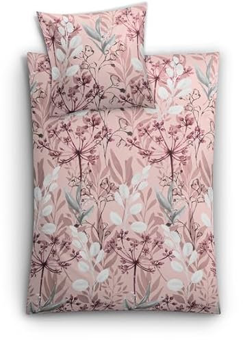 Kleine Wolke Bettwäsche Satin, Lukardis Old Rose, 1-135x200 /1-80x 80