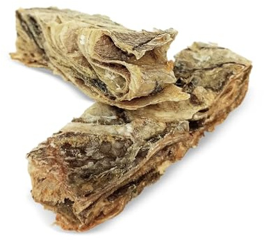 SKIPPER'S Baked Fish Skin Fingers for Dogs 1kg, Grain Free Treats