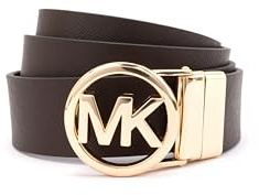 Michael Kors Wendbarer Damengürtel, 3,2 cm, stilvolles Mode-Accessoire für den täglichen Gebrauch, Braun, L