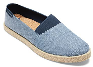 Quiksilver - Espadrilled Cold Cement Shoe für Männer - Blue/White/Blue - 45 EU