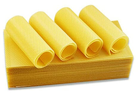 30 st Honeycomb Wax Base för biodling Bolåda Naturligt bivax Bikupor Bitillbehör Honeycomb Biodlarverktyg