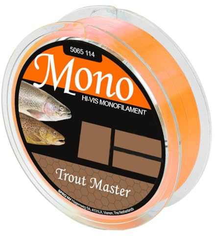 Trout Master Hi-Vis Mono Orange - 200m Forellenschnur, Durchmesser/Tragkraft:0.20mm / 4.2KG