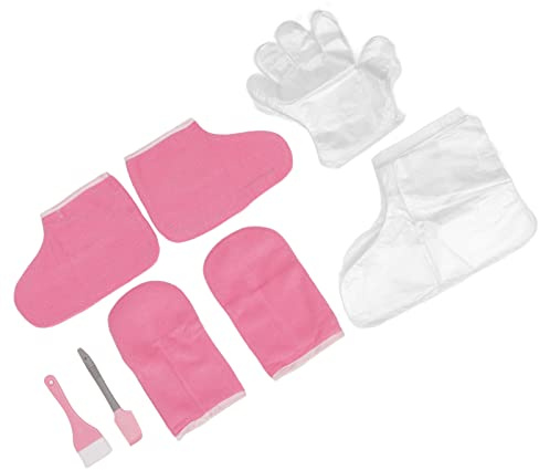 Guantes Parafina Guantes De Parafina Para Manos Y Pies, Mantener El Calor Revestimientos Para Manos Y Pies De Cera Manoplas De Parafina Juego De Baño De Cera De Parafina Para Cera De Parafina,